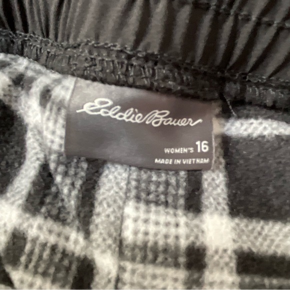 Eddie Bauer Cargo Jogger Fleece Lined Pants size 16 NWT (I1) - Picture 11 of 12